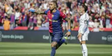 Barcellona-Real Madrid 4-3: i blaugrana vincono il Clasico e mettono le mani sulla Liga. Non basta la tripletta di Mbappé