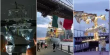 Nave scuola della Marina messicana contro il ponte di Brooklyn: 2 morti e 17 feriti, alcuni in condizioni critiche