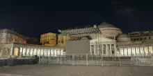 Napoli-Cagliari, pronto il maxischermo a Piazza del Plebiscito per i tifosi azzurri