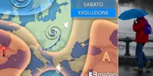 Meteo, weekend con brutto tempo sabato, domenica torna il sole con temperature fino a 25 gradi: ecco le (poche) zone a rischio temporali