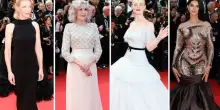 Cannes, le pagelle look: Jane Fonda incantevole (9), Cate Blanchett regina di eleganza (8), Mahlagha Jaberi copia Chiara Ferragni (4)