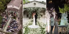Andrea Cerioli e Arianna Cirrincione, matrimonio intimo in Toscana: l'abito della sposa, i look, gli ospiti e la festa