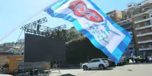 Scudetto, il lungomare si prepara per la sfilata del bus del Napoli