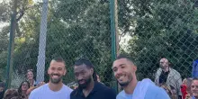 Napoli, Juan Jesus, Anguissa e Spinazzola in visita alla Scuola Calcio Petrarca