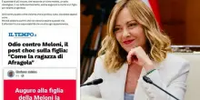 Minacce alla figlia di Giorgia Meloni, il prof si scusa: «Ho sbagliato, ma a scuola non parlo di politica. Amo gli animali»
