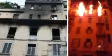 Milano, incendio in un appartamento: donna si lancia dal quarto piano e muore. I vicini: «Aveva litigato con il marito». La porta chiusa dall'esterno