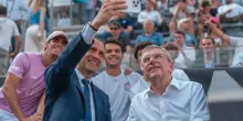 Thomas Bach al Foro Italico con Carraro: il numero uno dello sport mondiale, in visita al BNL Italy Major Premier Padel
