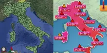 Meteo, caldo rovente sull'Italia: dieci città da bollino rosso, ma anche allerta maltempo (per violenti e improvvisi) temporali. Le previsioni