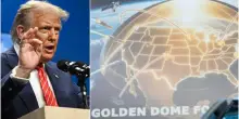Golden Dome Shield, Trump lancia lo scudo spaziale. «Abbatte il 97 per cento dei missili». E rassicura Zelensky