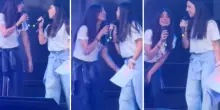 Ambra Angiolini e la figlia Jolanda scatenate al Milano Pride: il duetto sulle note di ?T'appartengo? e la reazione di papà Franceco Renga