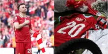 Diogo Jota, il Liverpool ritira la maglia numero 20 in memoria del portoghese