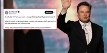 Musk fonda il suo partito ?America Party?, il miliardario: «Non viviamo in democrazia, vi restituiremo la libertà»