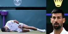 Novak Djokovic non si allena dopo la rovinosa caduta nella partita contro Flavio Cobolli, semifinale con Jannik Sinner? a rischio? Mistero a Wimbledon