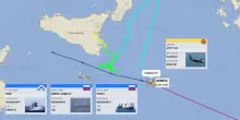 Navi russe nel Canale di Sicilia: una petroliera, una mercantile e la corvetta "Boiky". Da Sigonella decolla un aereo dell'Aeronautica Militare