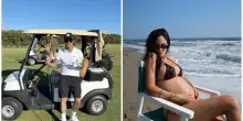 Tony Effe e Giulia De Lellis (col pancione), ultima estate in due prima dell'arrivo di Priscilla: mare, relax e prove da genitori