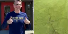 Colpito da un fulmine mentre gioca a golf, Simon Mariani muore a 28 anni. Il dramma ripreso in video