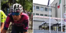 Samuele Privitera ricoverato, il ciclista ha perso il caschetto e ha sbattuto la testa contro un cancello. L'incidente al Giro di Valle d'Aosta
