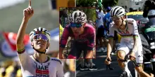 Tour de France, Poga?ar domina sull'Hautacam e dedica la vittoria a Samuele Privitera: «Negli ultimi chilometri pensavo a lui»