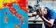 Caldo africano sull'Italia, l'allarme del Cnr: «Si arriverà fino a 44°C». Quali sono le città ?bollenti?. Al Nord incubo temporali e grandine