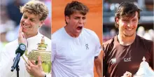 Da Sinner a Darderi e Cobolli: sei titoli in tre, il 2025 nel segno dei tennisti italiani. Il nuovo ranking