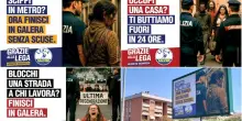 Manifesti dl sicurezza, la Lega: «Il Comune di Roma ci censura». La replica del Campidoglio: «Contengono stereotipi etnici»