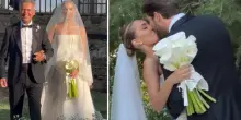 Angela Caloisi e Paolo Crivellin sono marito e moglie: l'abito della sposa, la location da sogno a Firenze, le lacrime del tronista