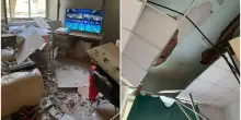 Torre Annunziata, crolla il tetto della postazione 118: medico salvo per miracolo