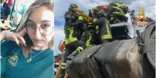 Giulia Santoni, il papà della volontaria morta nell'incidente in A1: «Non ce l'ho con l'autista del Tir. Se ne è andata aiutando il prossimo»