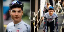 Filippo Baroncini, brutta caduta al Tour della Polonia: frattura a una vertebra cervicale, alla clavicola e lesioni facciali