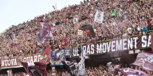 Salernitana, trasferte vietate: Federtifosi fa ricorso al Tar