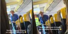 Ryanair, volo aspetta Paolo Ruffini e parte in ritardo: lui si scusa con i passeggeri prima del decollo
