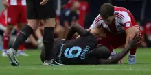 Lukaku, Napoli in ansia: tra domani e lunedì Big Rom farà gli esami per capire l'entità dell'infortunio