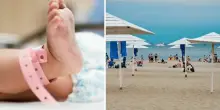 Partorisce da sola in spiaggia mentre è in vacanza, poi rinuncia alla neonata e la lascia in ospedale