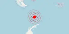 ?Terremoto di magnitudo 7.5 in mare in Antartide: epicentro a 10,8 km di profondità
