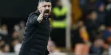 Sassuolo-Napol: il ct Gattuso spettatore domani al Mapei Stadium