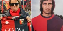 Sidio Corradi, morto dopo una lunga malattia lo storico attaccante del Genoa: aveva 80 anni, Ad aprile l'ultima apparizione allo stadio