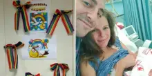 Margherita Colonnello, fiocco arcobaleno per la nascita del figlio. È polemica per la scelta dell'assessora: «Propaganda ideologica»