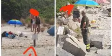 Punta Molentis devastata dagli incendi e ora dai turisti "cafoni": ombrelloni piazzati sulle dune protette nonostante i cartelli