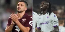 Torino-Fiorentina: probabili formazioni, dove vederla in tv e streaming, orario e arbitro