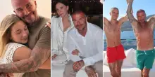 David Beckham, vacanze in Italia con Victoria e i figli: yacht, tramonti e pasta fatta in casa. Ma Brooklyn non c?è
