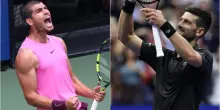 Alcaraz-Djokovic: dove vederla in chiaro, precedenti. Alle 21 la prima semifinale degli Us Open