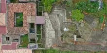 Pompei, scoperta una panca d'attesa alla Villa dei Misteri