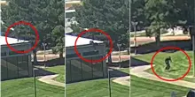 Charlie Kirk, nuovo video del killer in fuga: scappa dal tetto della scuola e corre verso un bosco. L'Fbi diffonde un'altra foto
