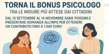 Bonus psicologo, oggi al via le domande: come richiedere fino a 1.500 euro, i requisiti Isee e la graduatoria