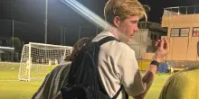 Napoli, De Bruyne e il figlio Mason in visita alla scuola calcio Real Casarea