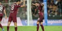Vittoria e primato solitario per la Salernitana: basta un gol di Ferraris per battere l'Atalanta U23