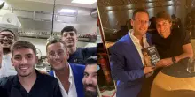 Napoli, cena speciale per gli azzurri: Conte, Stellini e Gilmour a Pozzuoli