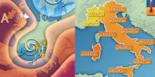 Le previsioni meteo della settimana, crollano le temperature: nubifragi e forti temporali da Nord a Sud