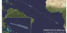 Missile nucleare Trident, il test Usa dopo la Triade Nucleare di Xi: gittata di 12.000 km (e la Cina dista soli 3.200 km)