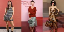 Fashion Week, i look dei vip ai front row: ?Bianca Balti sciura, Aurora Ramazzotti estiva, Levante estrema e Chiara Ferragni casual